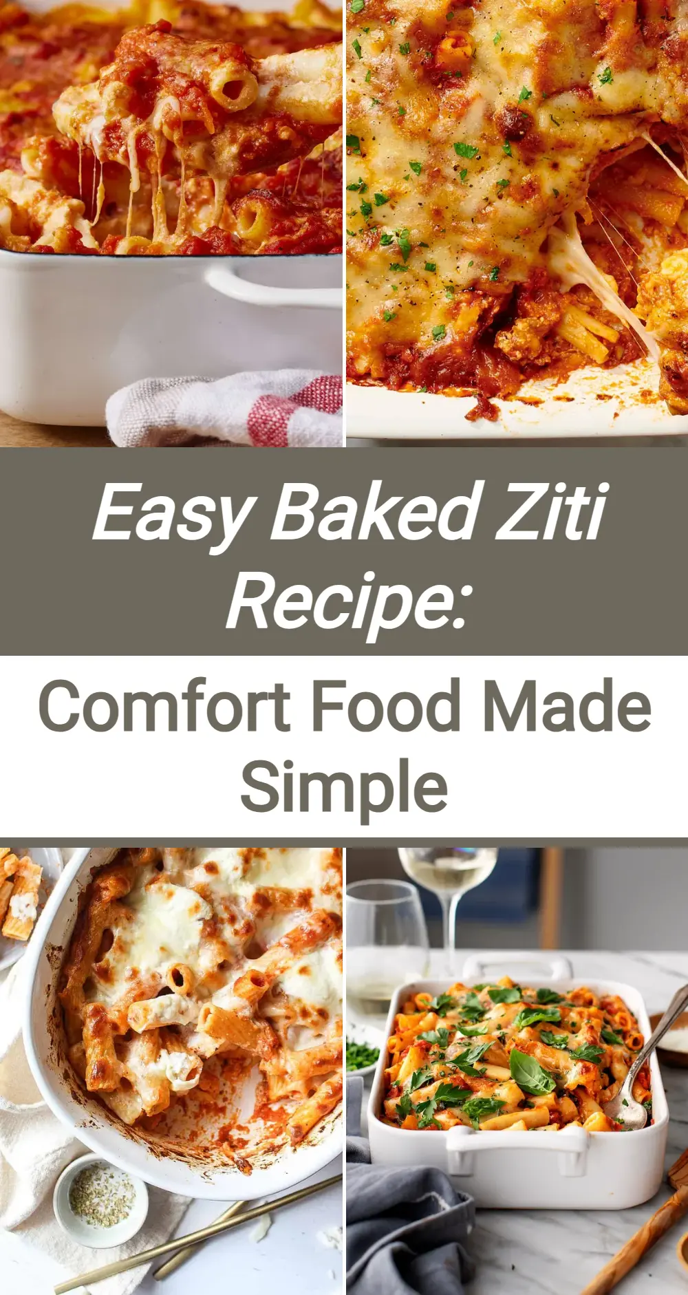 Photo of Baked Ziti (Easy Recipe)