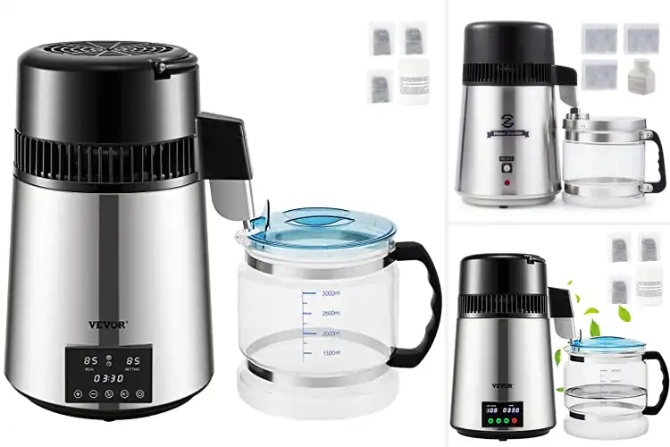 Detailed view of Best 304 Stainless Steel Distiller: Pure Water Made Easy