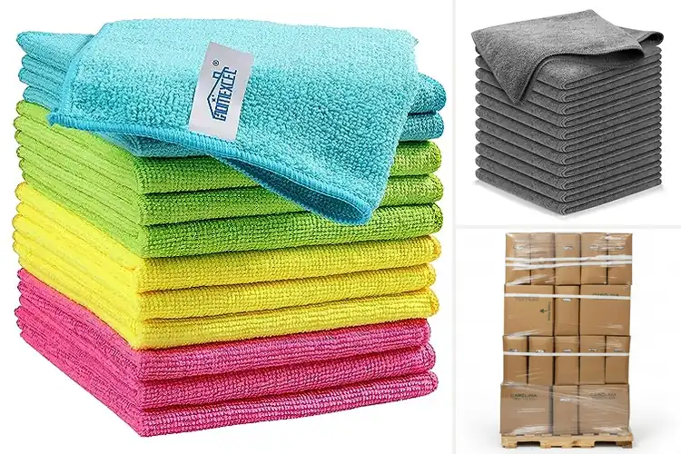 Detailed view of 10 Best Cleaning Rags: Sparkling Clean Made Easy