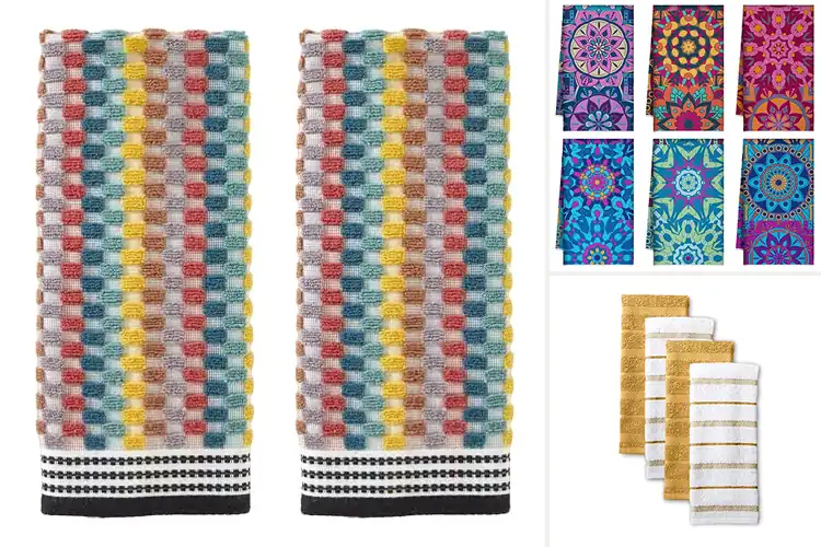 Detailed view of 10 Best Colorful Kitchen Towels to Brighten Your Space
