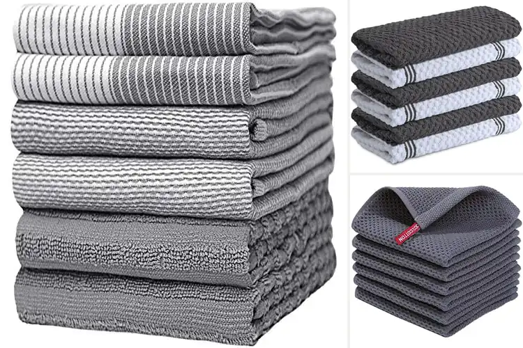 Detailed view of 10 Best Cotton Dish Towels for Effortless Kitchen Work
