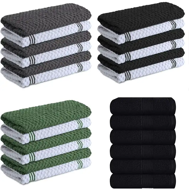 10 Best Cotton Kitchen Hand Towels for Softness & Absorbency