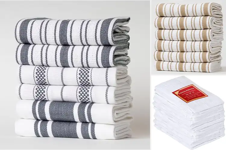 Detailed view of 10 Best Cotton Tea Towels for Effortless Drying
