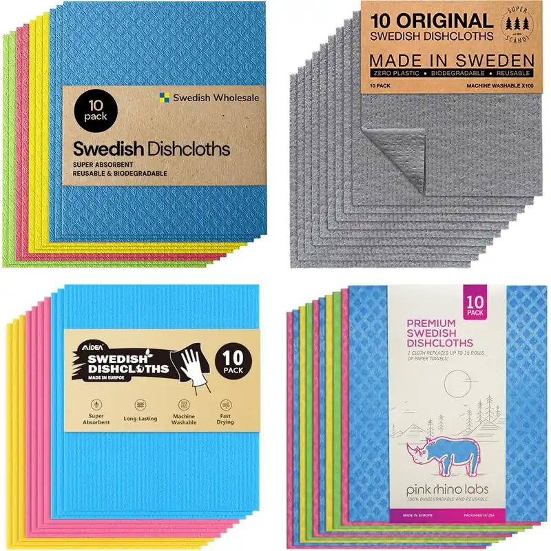 10 Best Countertop Dishcloths That Clean Fast & Dry Faster