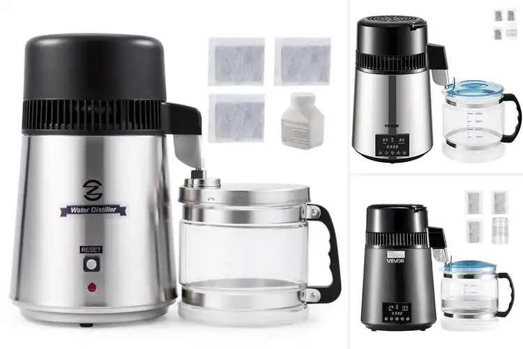Detailed view of Best Countertop Distillers With Stainless Steel