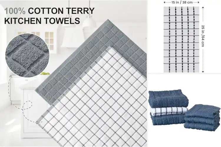 Detailed view of 10 Best Dish Towel Sets for Softer, Cleaner Kitchens