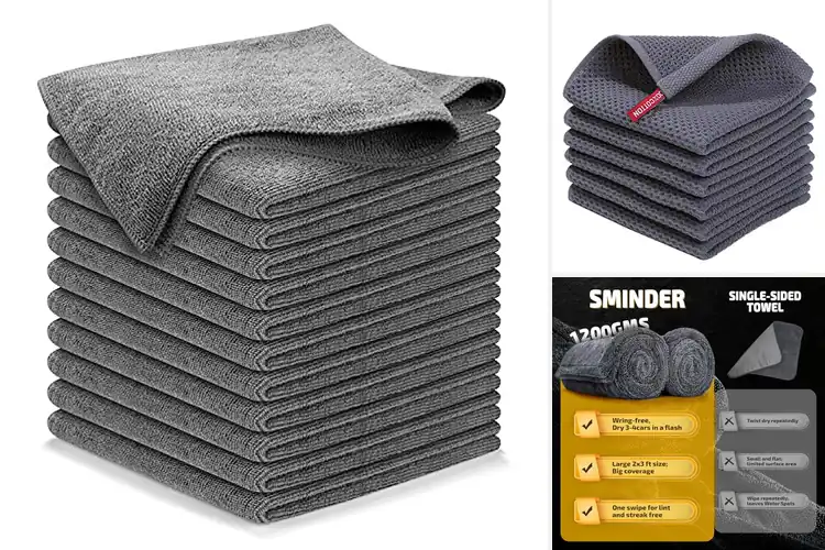 Detailed view of 10 Best Drying Cloths: Shine in Seconds