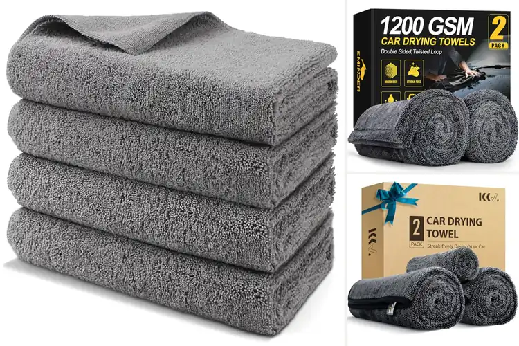 Detailed view of 10 Best Drying Towels for a Spotless Car Finish
