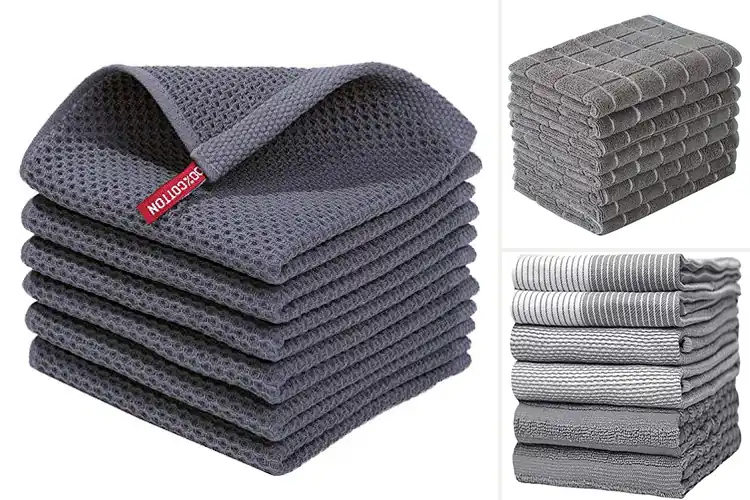 Detailed view of 10 Best Durable Towels For Dishes: Last Long & Dry Fast