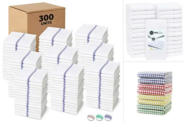 Detailed view of 10 Best Economy Kitchen Towels that Stay Clean & Last Long