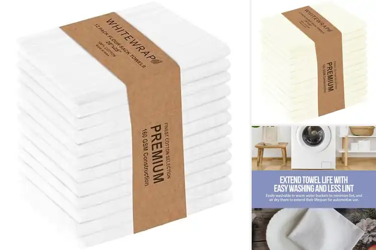 Detailed view of 10 Best Flour Sack Towels for Easy, Efficient Cooking