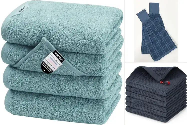 Detailed view of 10 Best Hanging Loop Hand Towels: Keep Your Kitchen Tidy