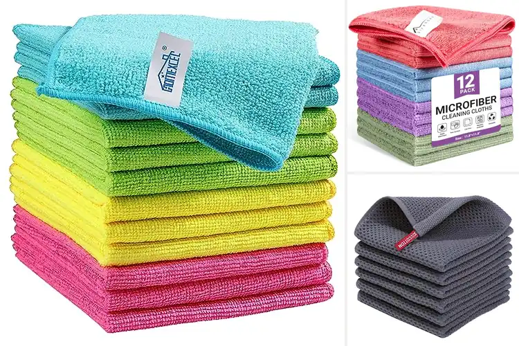Detailed view of 10 Best Kitchen Cleaning Rags for Effortless Sparkle