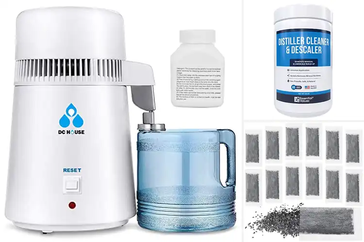 Detailed view of Best Kitchen Distillers: Pure Water, Effortless