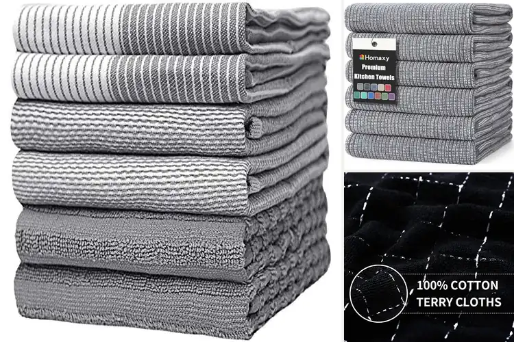 Detailed view of 10 Best Large Size Kitchen Towels for Quick Cleaning