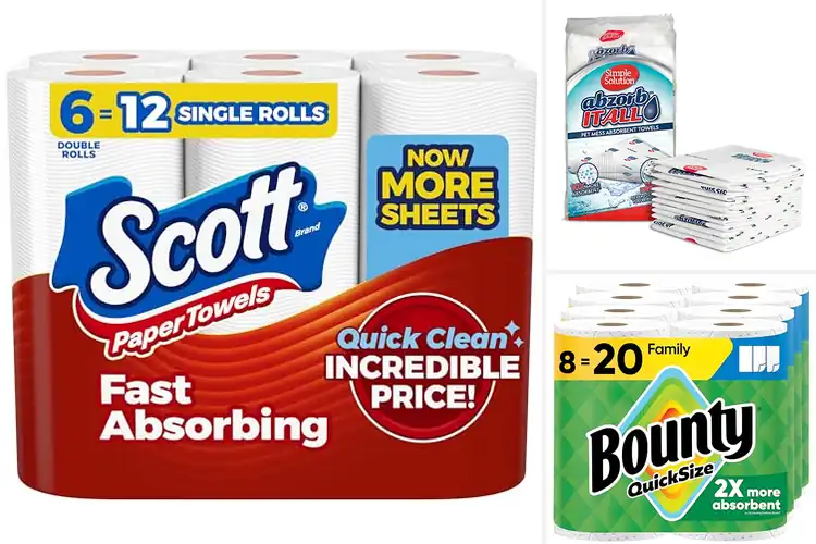 Detailed view of 10 Best Mess-Cleaning Paper Towels: Quick Kitchen Heroes