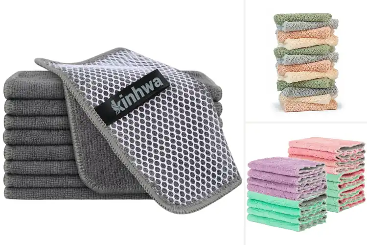 Detailed view of 10 Best Microfiber Dishcloths for a Spotless, Easy Clean