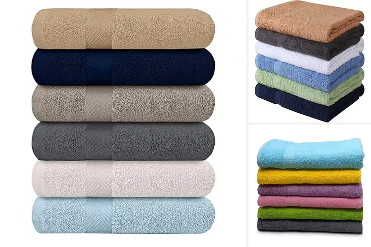 Detailed view of 10 Best Multi Color Towels to Brighten Your Space