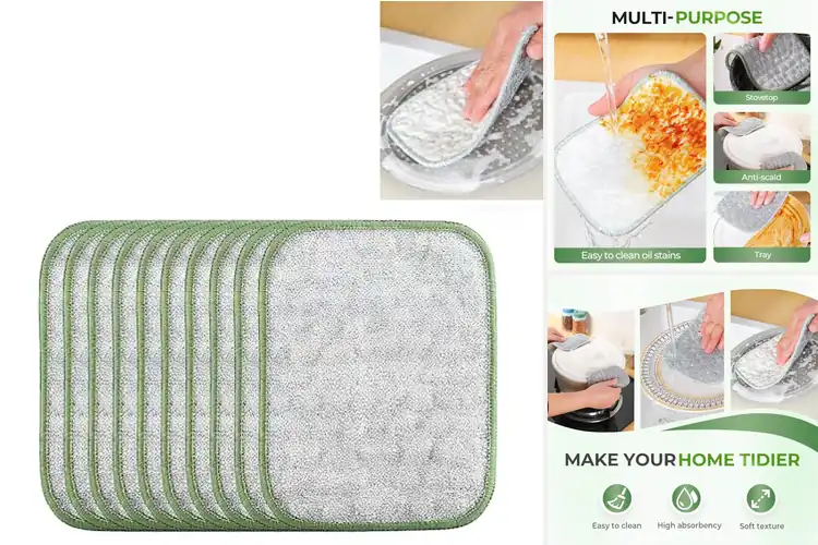 Detailed view of 10 Best Multipurpose Kitchen Rags for Effortless Cleaning