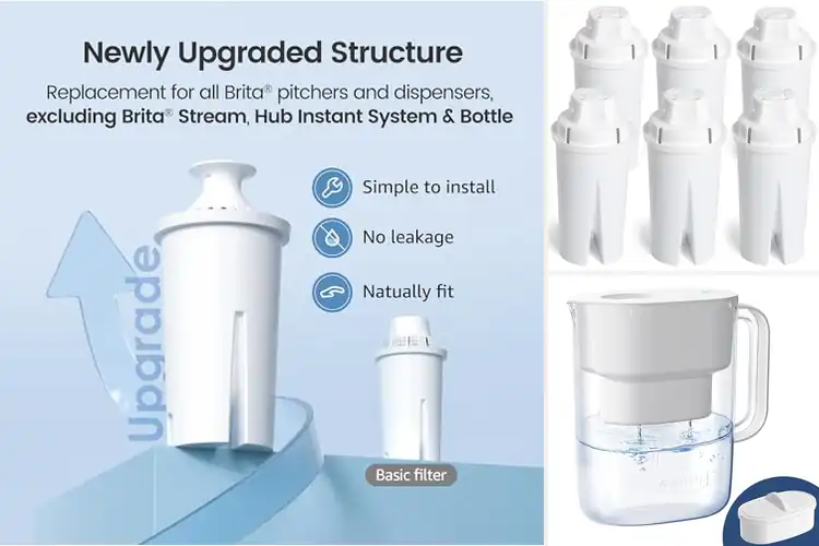 Detailed view of 10 Best NSF Certified Pitcher Filters for Clean, Pure Water
