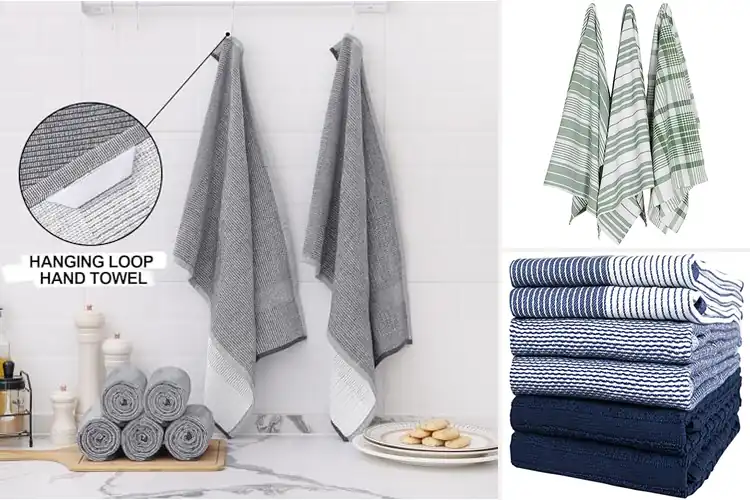 Detailed view of 10 Best Oversized Kitchen Towels for Easy Cleanup