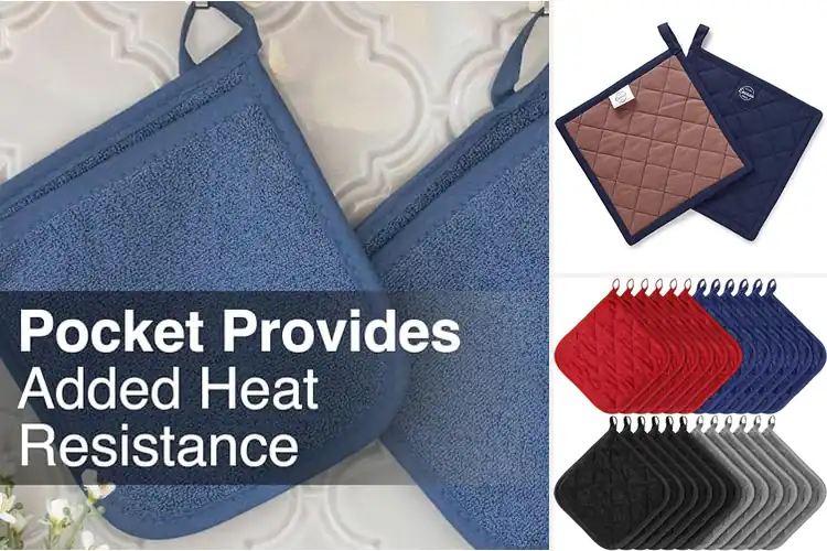 Detailed view of 10 Best Quilted Pot Holders for Safe, Stylish Cooking