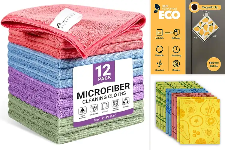 Detailed view of 10 Best Reusable Kitchen Cloths for Easy, Eco Cleaning