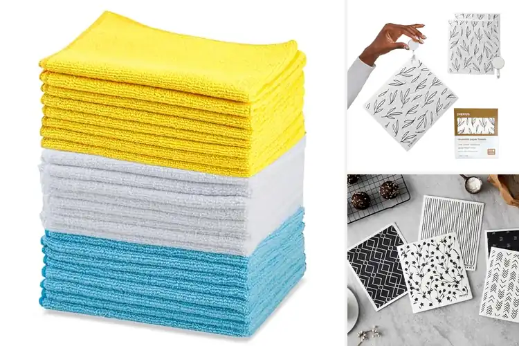 Detailed view of 10 Best Reusable Kitchen Rags for Effortless Cleaning