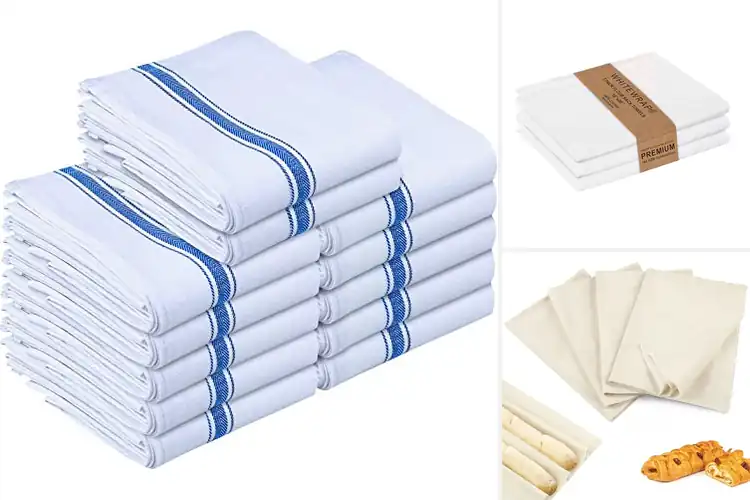 Detailed view of 10 Best Reusable Tea Towels: Kitchen Upgrade