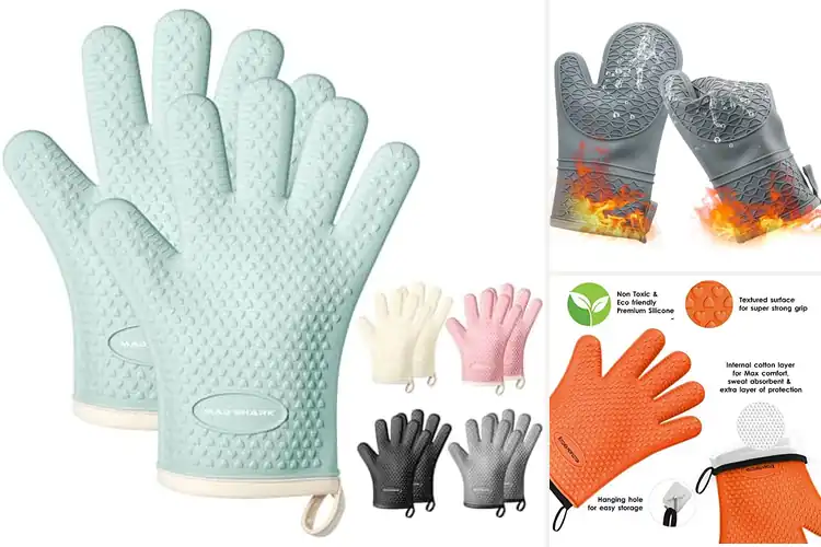 Detailed view of 10 Best Silicone Grip Oven Mitts for Safe Cooking