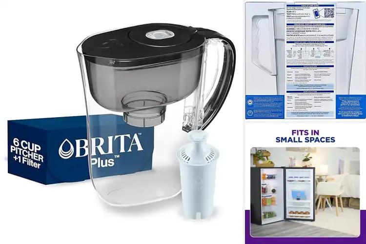 Detailed view of 10 Best Small Water Filter Pitchers: Crisp Taste, Easy Pour