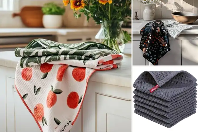 Detailed view of 10 Best Soft and Durable Dish Towels to Brighten Your Kitchen