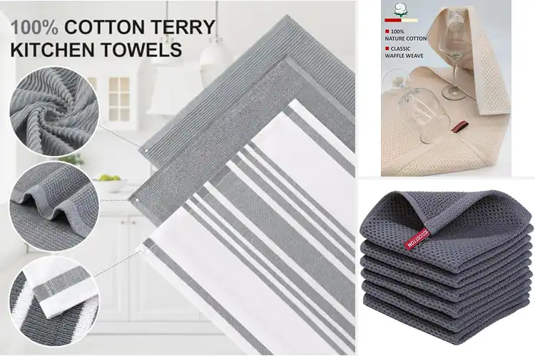 Detailed view of 10 Best Soft Kitchen Towels for Gentle, Effective Cleanups