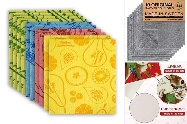 Detailed view of 10 Best Swedish Dishcloths: Slash Paper Waste Effortlessly