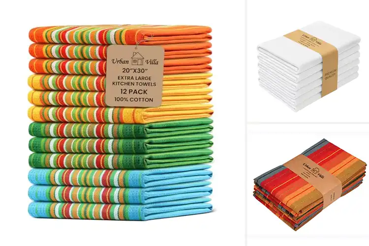 Detailed view of 10 Best Thick Kitchen Towels for Quick, Easy Cleanup