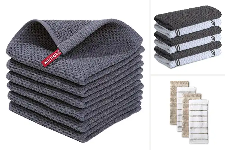 Detailed view of 10 Best Towels For Drying Dishes: Fast, Spotless Drying