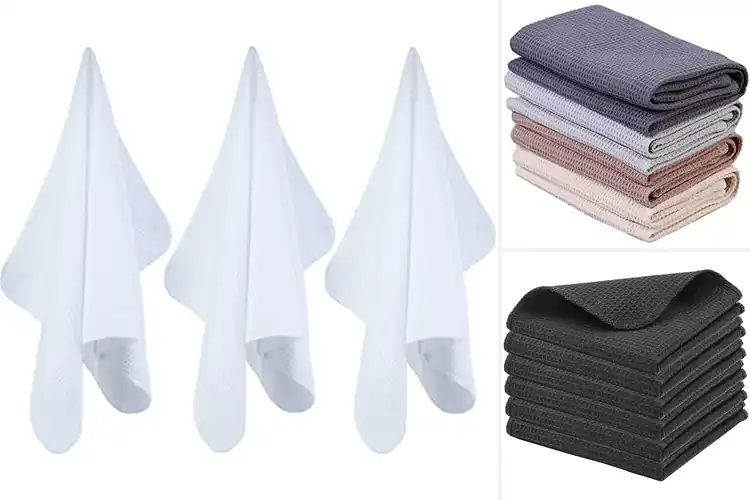 Detailed view of 10 Best Waffle Weave Kitchen Cloths That Really Work