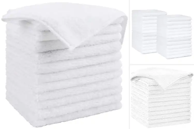 Detailed view of 10 Best White Cleaning Rags: Spotless Clean