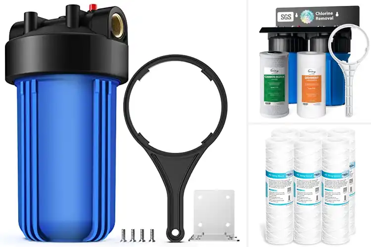 Detailed view of Best Whole House Filtration Sediment Filter