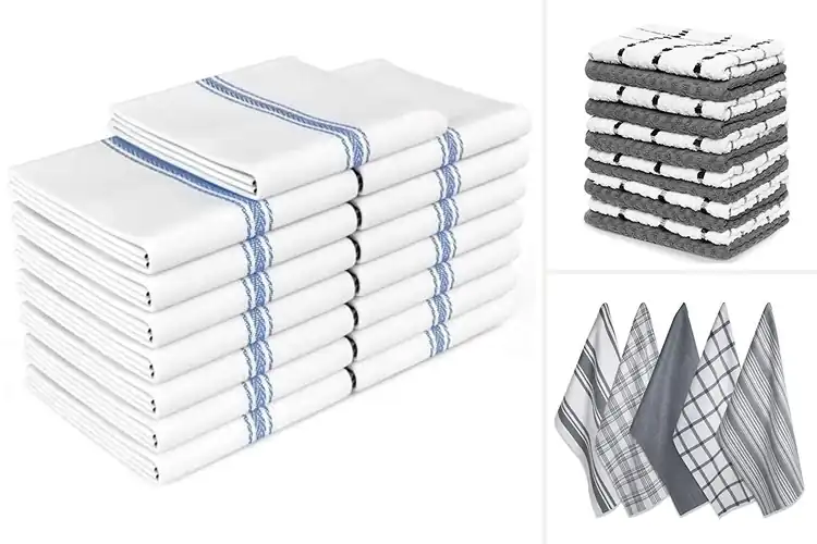 Detailed view of 10 Best Woven Kitchen Linens for Style and Everyday Use