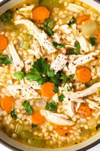 Chicken Barley Soup Photo