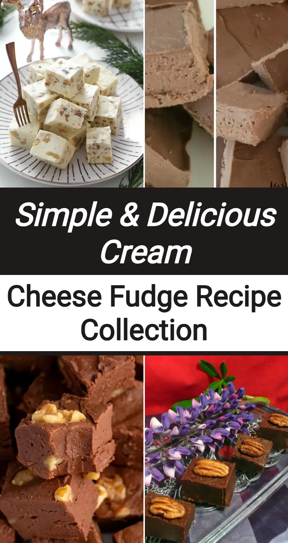 Photo of Cream Cheese Fudge (Easy Recipe)