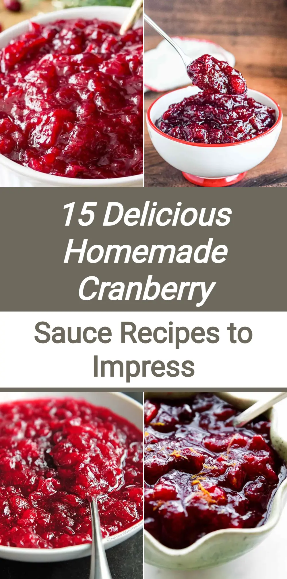 Photo of Homemade Cranberry Sauce
