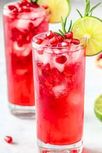 Pomegranate Sparkler Mocktail Photo