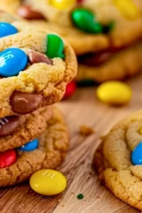 Soft and Chewy M&M Cookies Photo